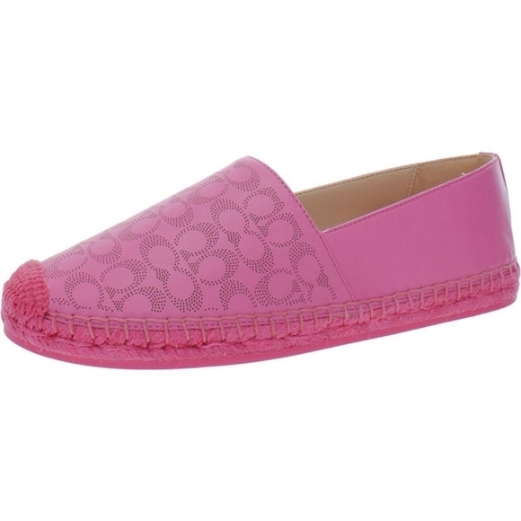 NIB COACH CARLEY LEATHER LOGO LOAFERS - Picture 1 of 9
